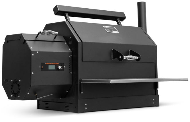 Yoder Smokers YS480 Built In Smoker on a white background