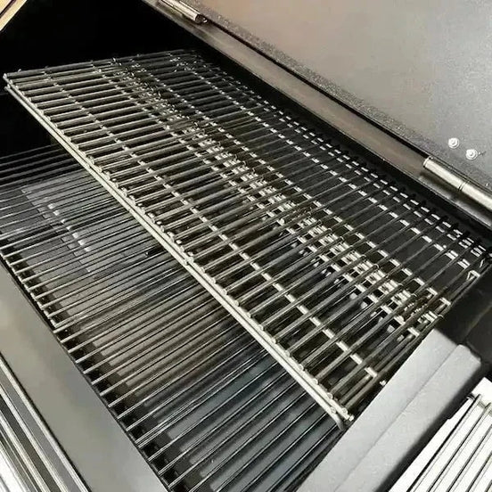 Close up of a Yoder Smokers ys640s grates