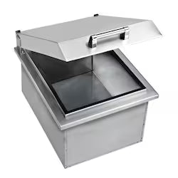 Delta Heat 15-Inch Drop-In Stainless Steel Ice Bin Cooler