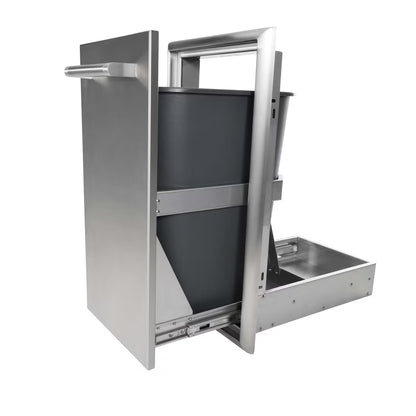 Coyote 15" Single Pull Out Trash Bin
