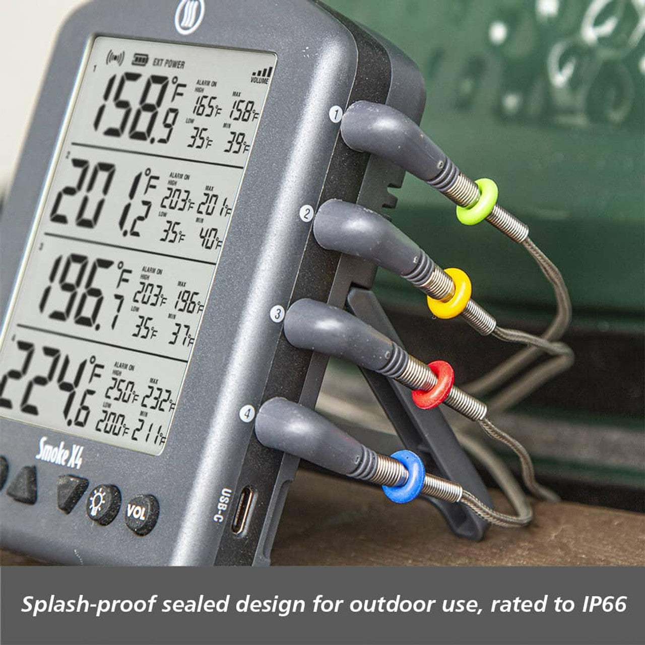 ThermoWorks Smoke X4 Remote BBQ Alarm Thermometer - Thumbnail 2