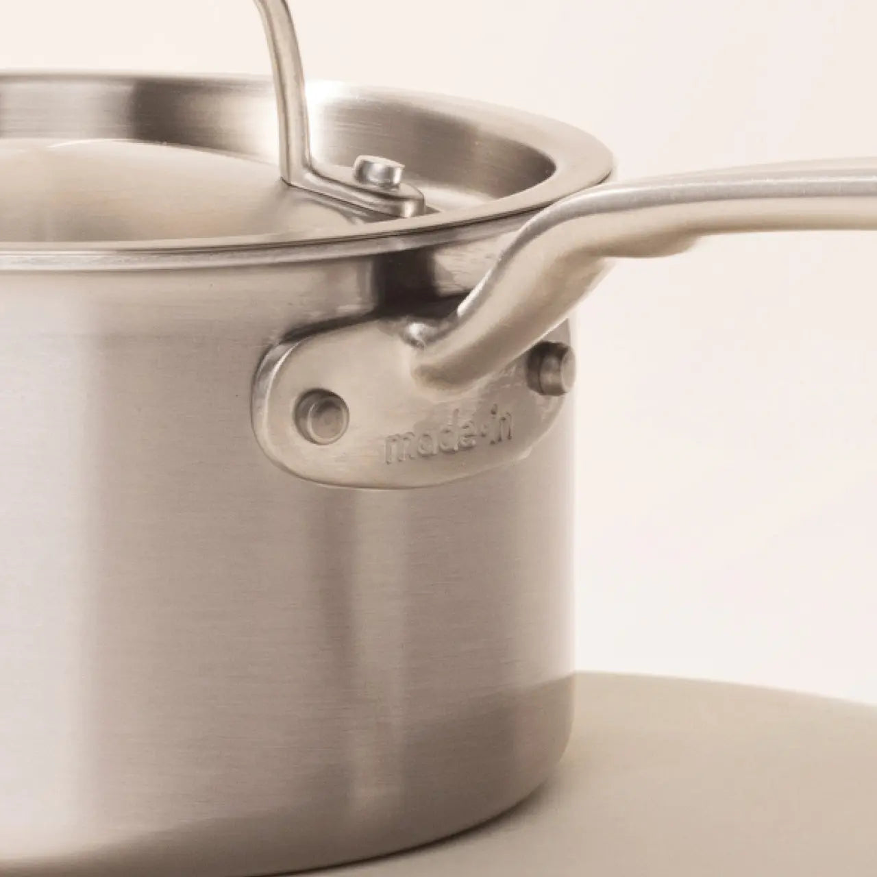 Made In 2 QT Stainless Cad Saucepan