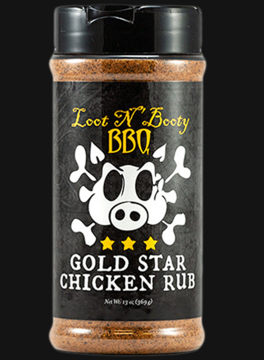 Loot N’ Booty Gold Star Chicken Rub