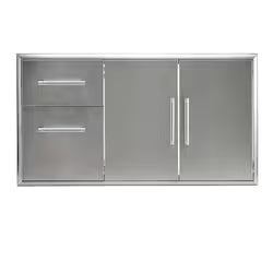 45" Double Access Doors & Access Drawer