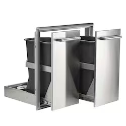 Coyote 26" Dual Trash/Recycle Bin