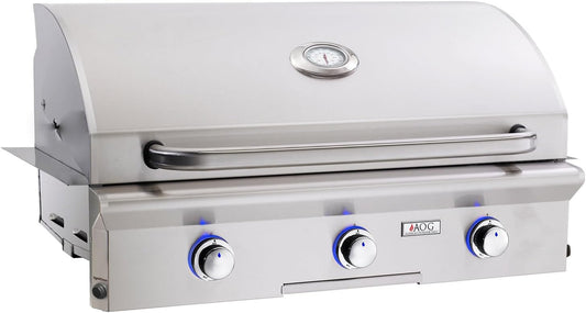 American Outdoor Grill L-Series 36-Inch 3-Burner Built-In With Rotisserie on a white background