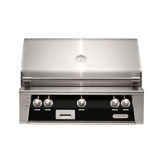 Alfresco 36" Luxury Grill with a black front on a white background