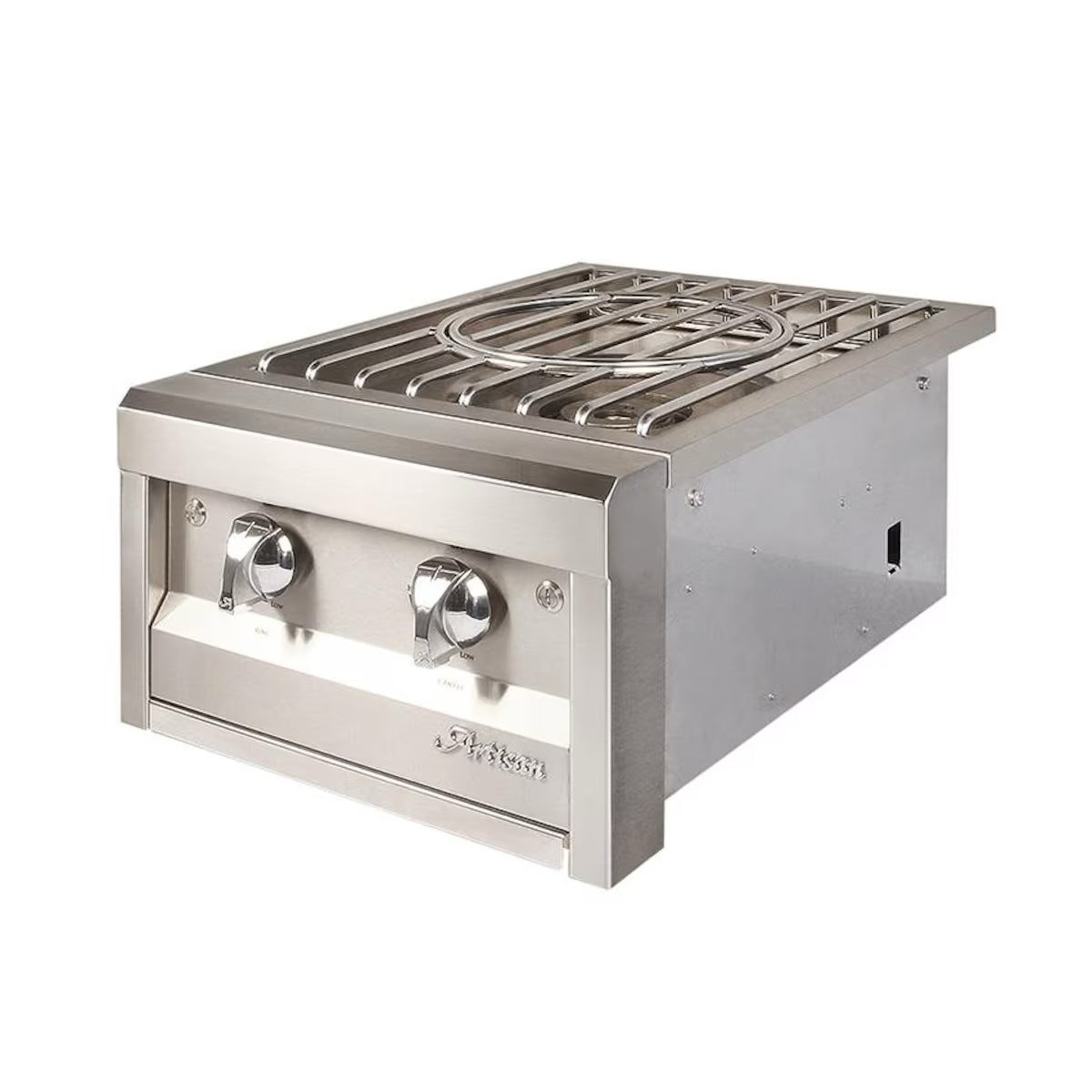 Artisan: 18" Power Burner on an angle on a white background