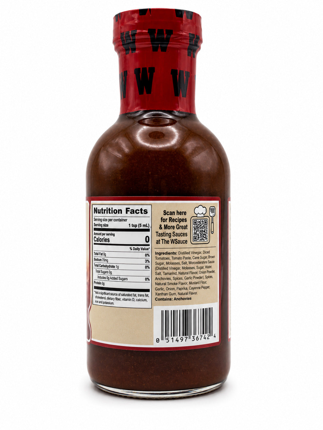Bear & Burton's Fireshire ingredient label on a white background