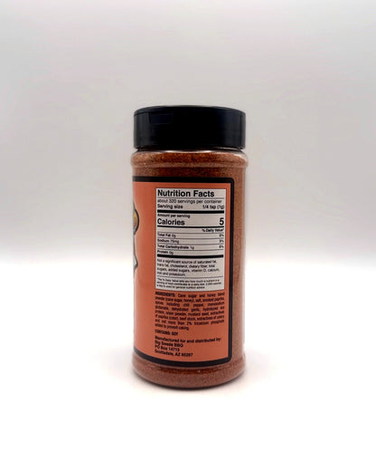 Big Swede BBQ Badass Pork Boost ingredient and nutrition label