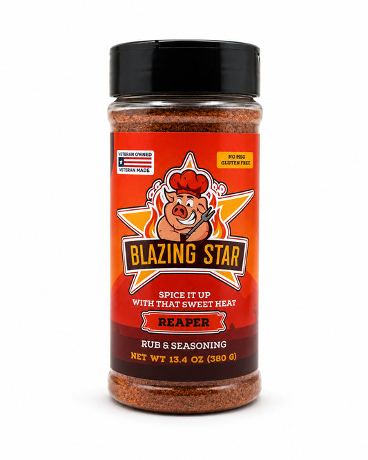 Blazing Star Reaper Rub bottle on a white background