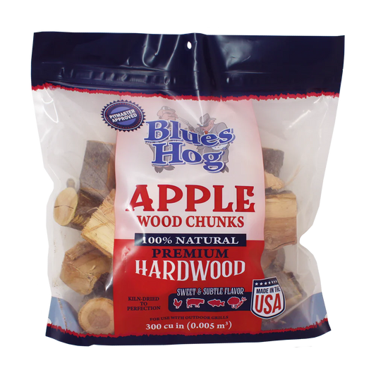 Blues Hog Apple Wood Chunk, 100% Natural Premium Hardwood