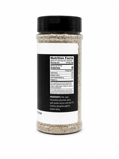 Boars Night Out White Lightning Ingredients Label on a White Background