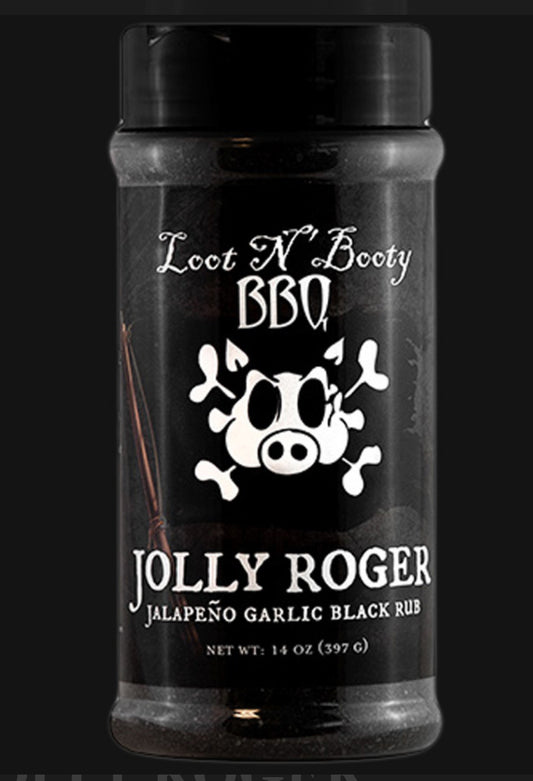 Loot N’ Booty Jolly Roger Jalapeño Garlic Black Rub