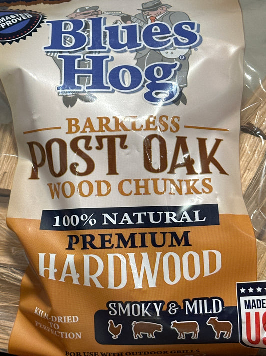 Blues Hog Barkless Post Oak Wood Chunks