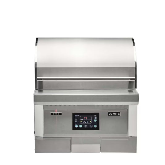 Coyote Pellet Grill on a white background