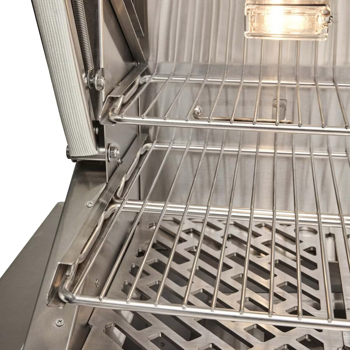 Coyote Pellet Grill upper rack system