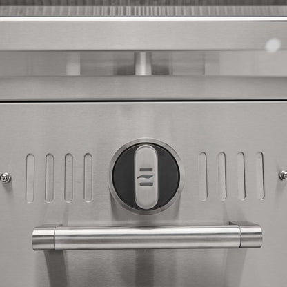 Coyote 36” Built In Charcoal Grill air flow knob
