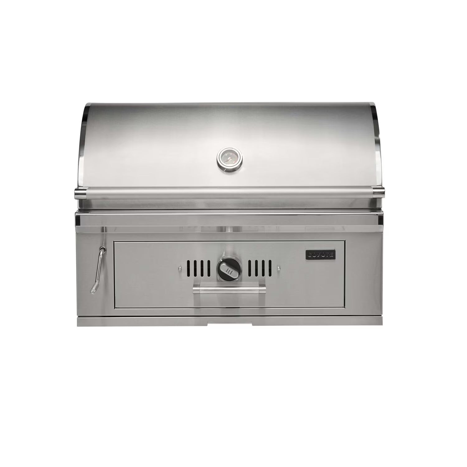 Coyote 36” Built In Charcoal Grill on a white background