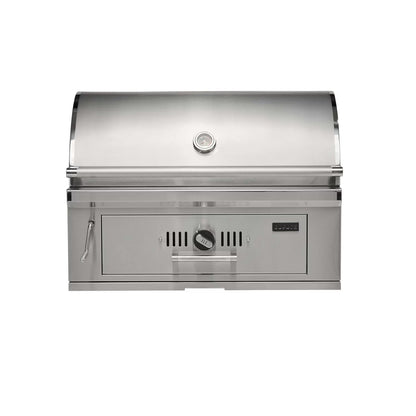 Coyote 36” Built In Charcoal Grill on a white background