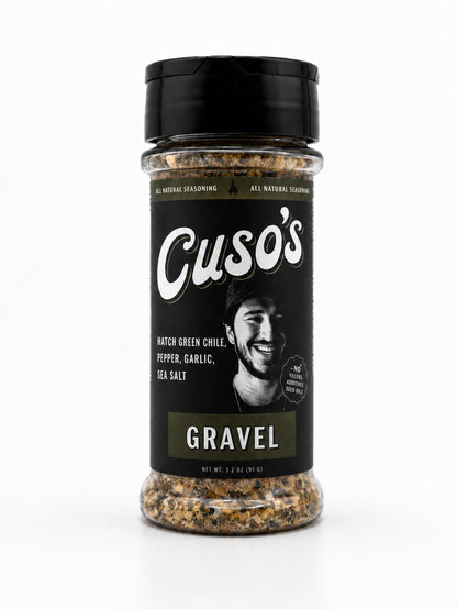 Cusos Gravel bottle on a white background