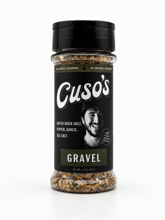 Cusos Gravel bottle on a white background