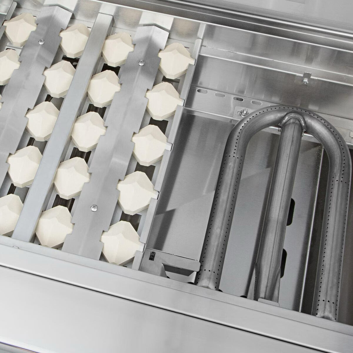 Delta Heat 26" built in u burners and ceramic briquette tray