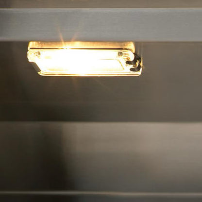 Delta Heat 26" Built in unit with hood light on
