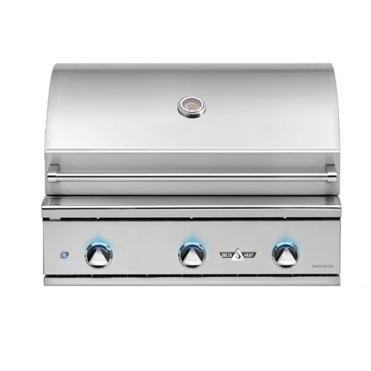 Delta Heat 32" Built in Grill on a white background