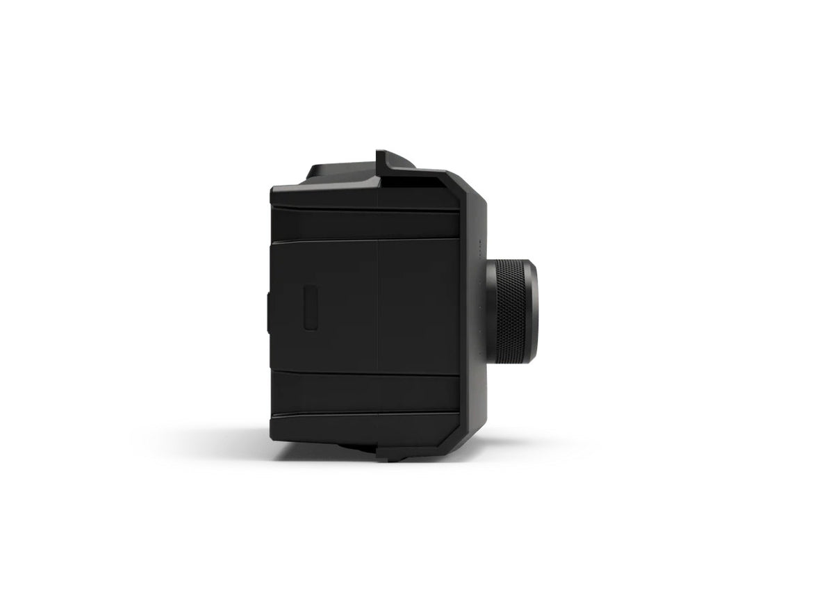 Sideview of a Gozney Dome & Dome XL Forced Air Module on a white background