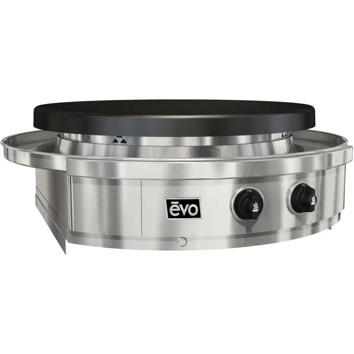 EVO Affinity 30G Drop-In with Seasoned Cook Surface on a white background