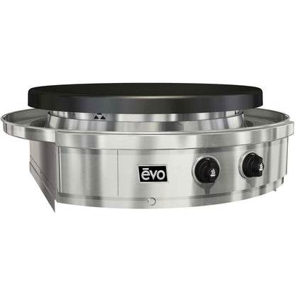 EVO Affinity 30G Drop-In with Seasoned Cook Surface on a white background
