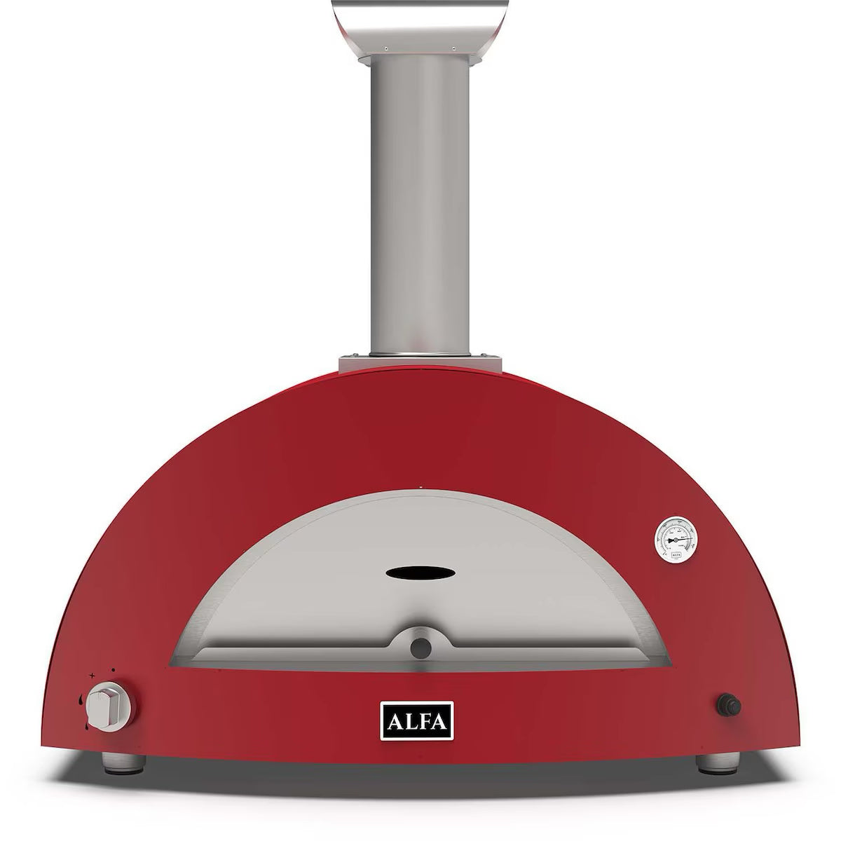 Alfa Moderno 3 Pizze Natural Gas Pizza Oven on a white background