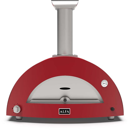 Alfa Moderno 3 Pizze Natural Gas Pizza Oven on a white background