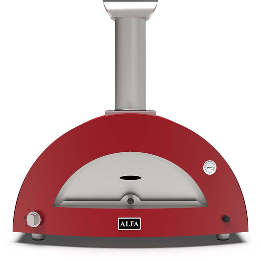 Alfa Moderno 3 Pizze Natural Gas Pizza Oven on a white background