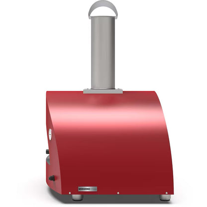 Alfa Moderno 3 Pizze Natural Gas Pizza Oven side view on a white background
