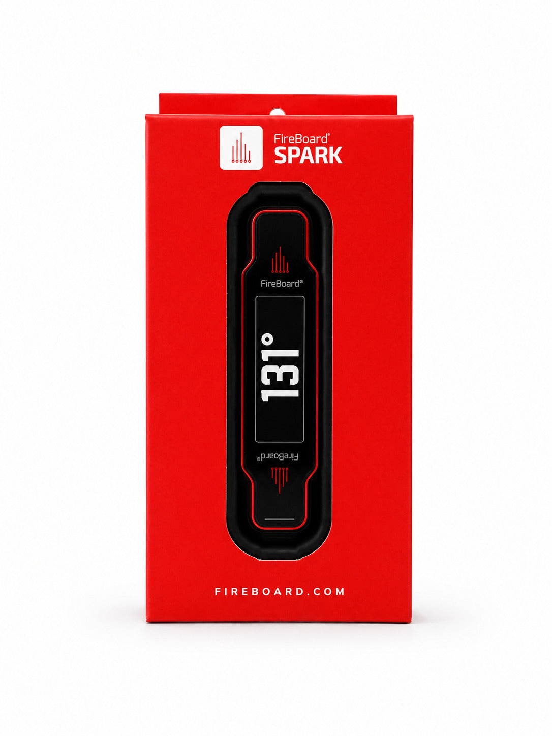 Fireboard Spark Thermometer on a white background