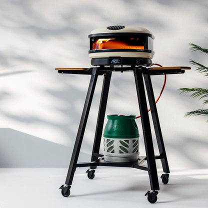 Gozney Arc + Arc XL Stand with Pizza Oven on a white background