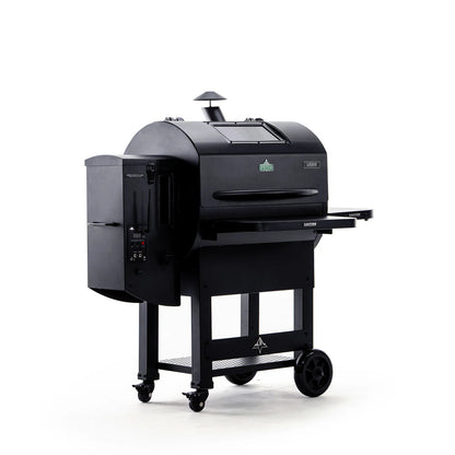 Green Mountain Grills Ledge Prime 2.0 on an angle on a white background