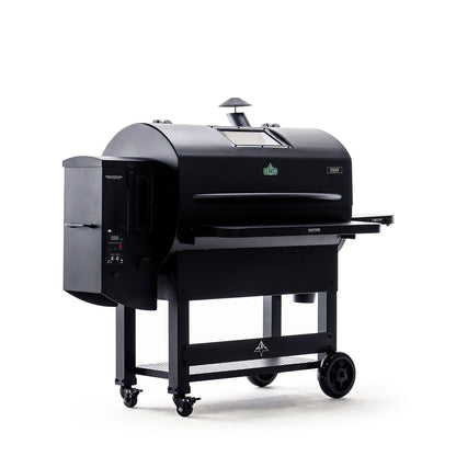 Green Mountain Grills Peak Prime 2.0 on an angle on a white background