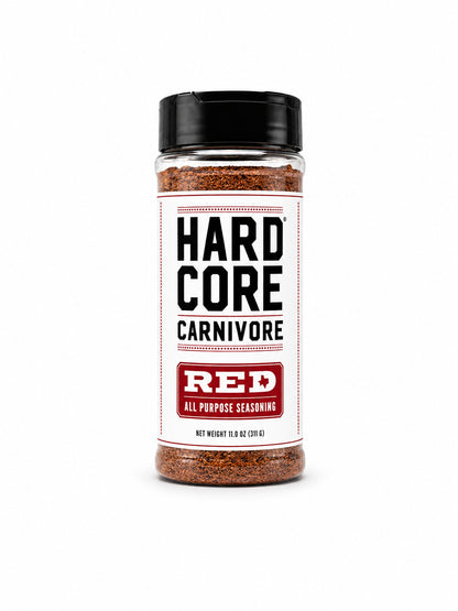 Hardcore Carnivore Red bottle on a white background