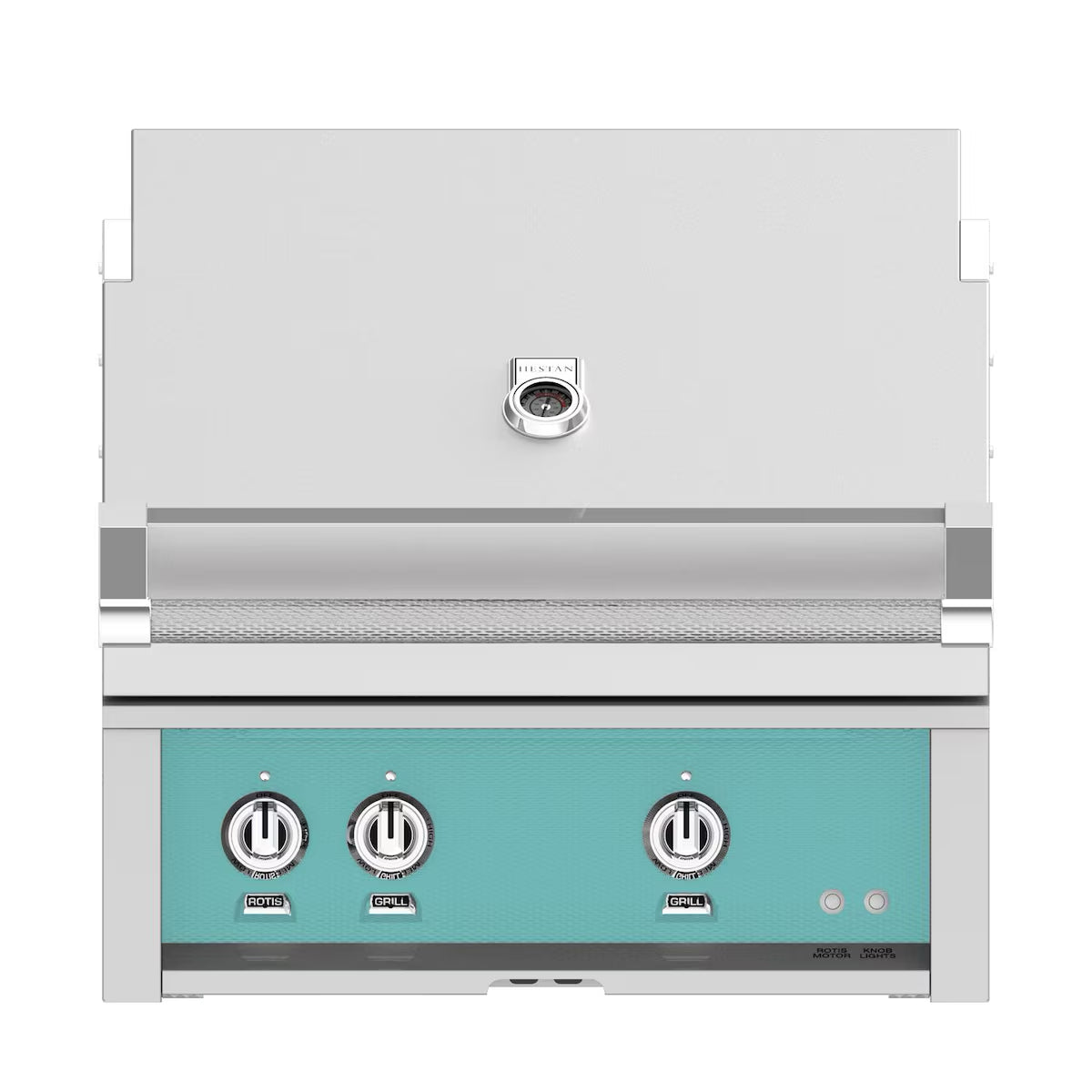 Hestan 30" Built In Gas Grill in Bora Bora on a white background