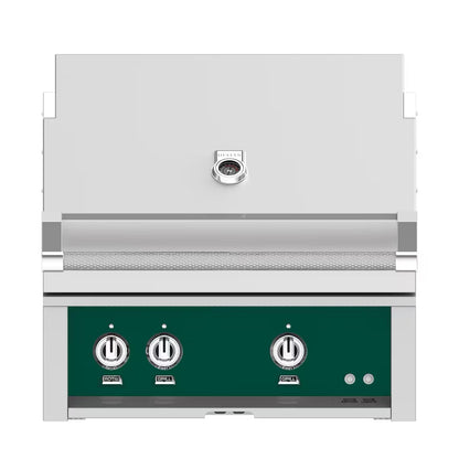Hestan 30" Built In Gas Grill in Grove on a white background