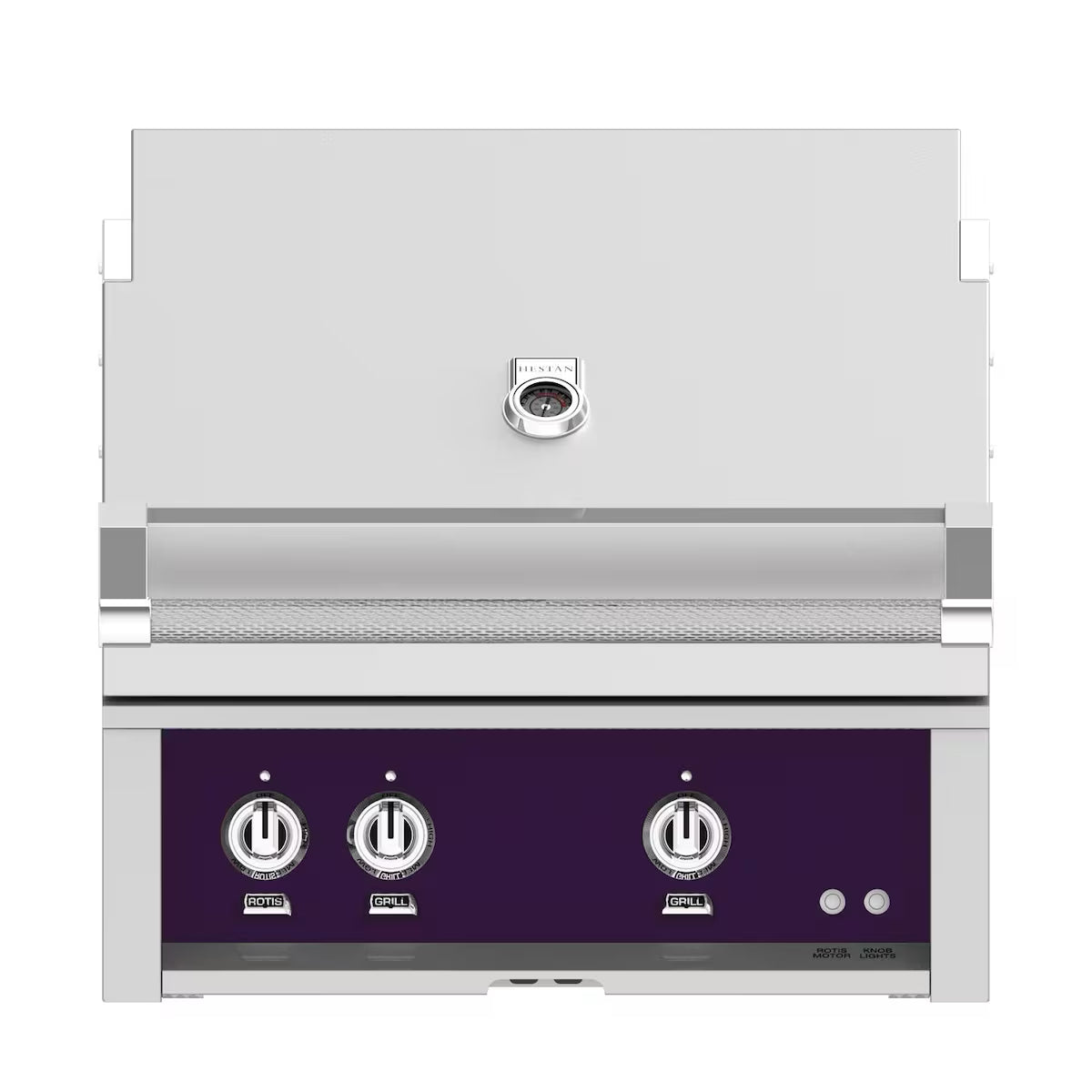 Hestan 30" Built In Gas Grill in Lush on a white background