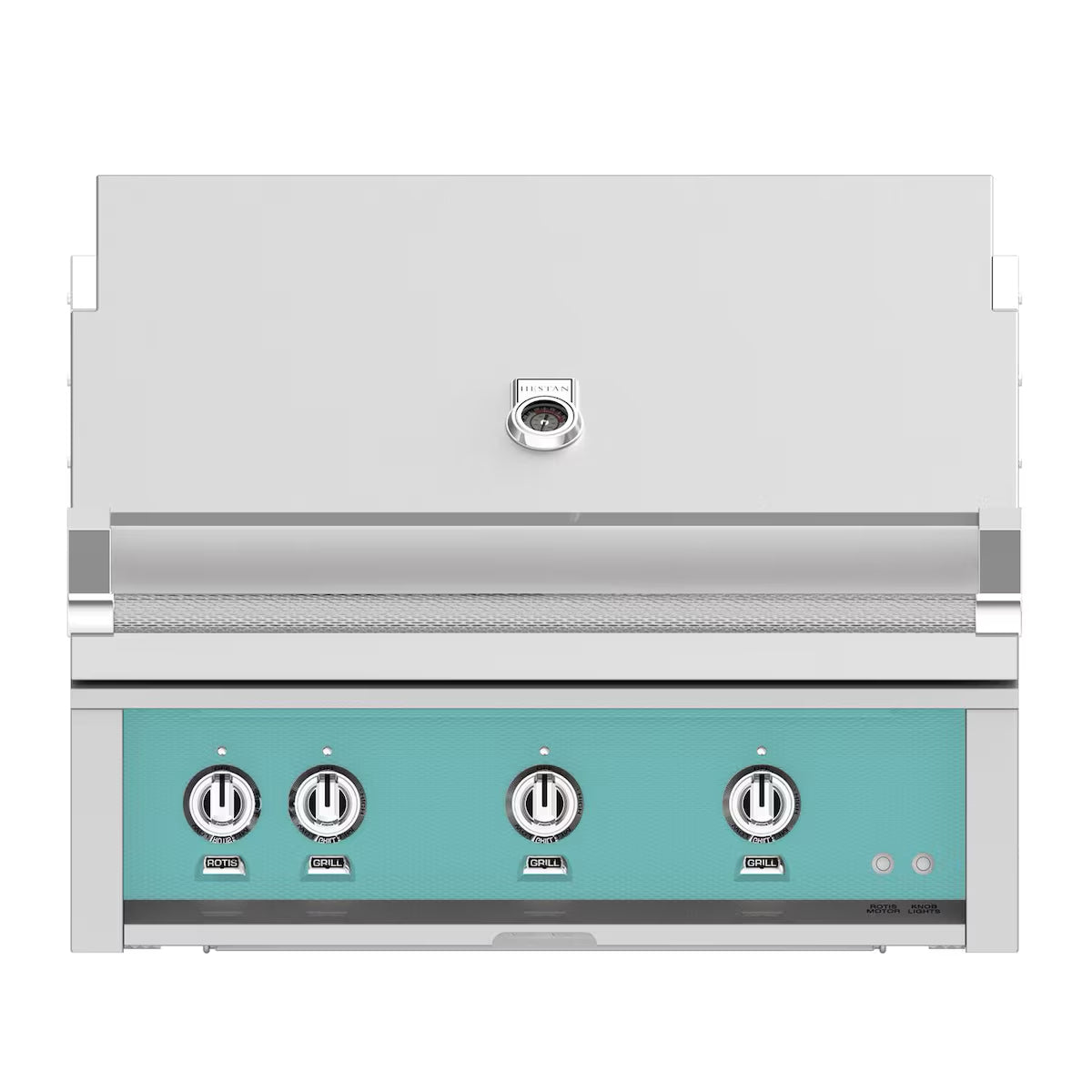 Hestan 36" Built In Gas Grill in Bora Bora on a white background
