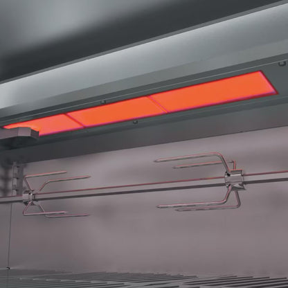 Hestan 36" Built In Gas Grill rotisserie 