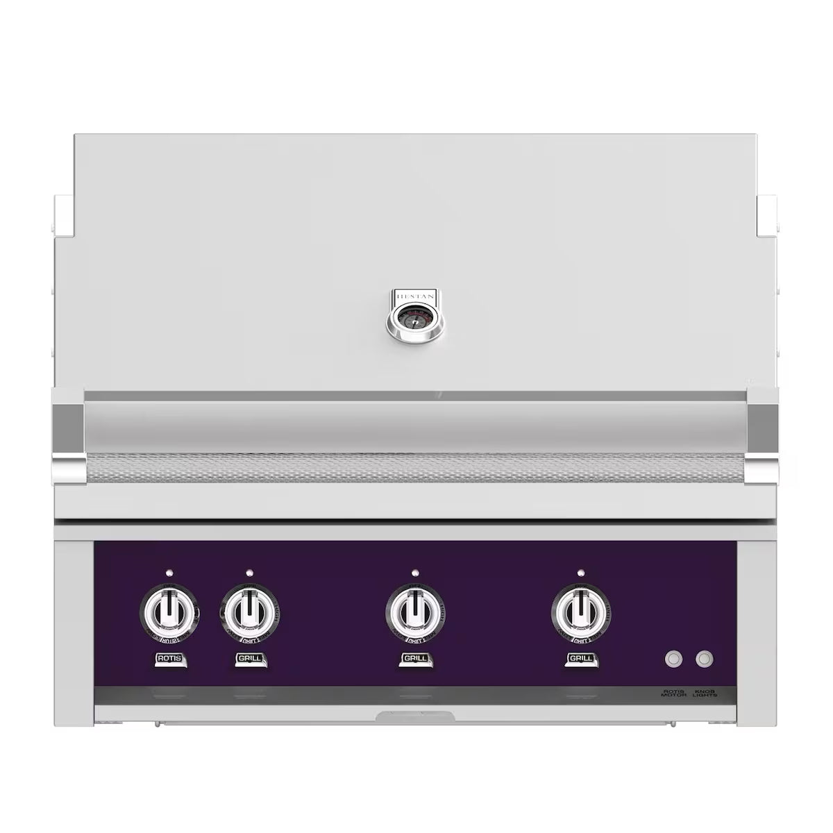 Hestan 36" Built In Gas Grill in Lush on a white background