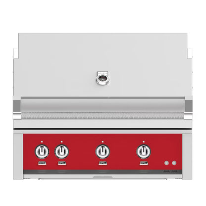 Hestan 36" Built In Gas Grill in Matador on a white background