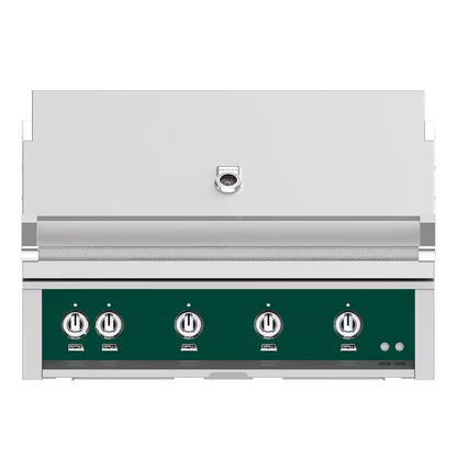 Hestan 42" Built-In Gas Grill in Grove on a white background