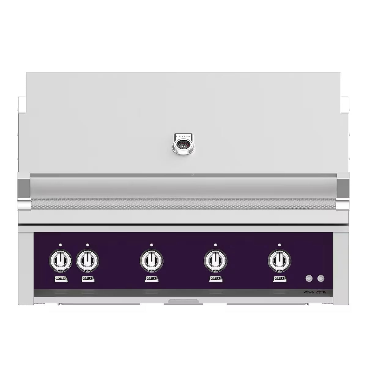 Hestan 42" Built-In Gas Grill in Lush on a white background